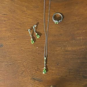 August Birthstone Peridot Set